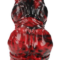 Ouch! by shots Hell Invader - Siliconen Dildo - Rood/Zwart (8714273024299)