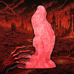Ouch! by shots Hell Ravager - Siliconen Dildo - Rood (8714273024343)