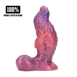 Ouch! by shots Galactic Ravager - Siliconen Dildo - Paars (8714273024374)