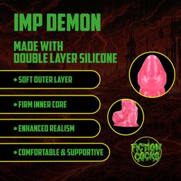 Ouch! by shots Imp Demon - Siliconen Dildo - Rood (8714273024206)