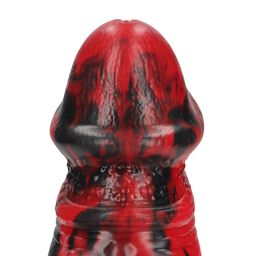 Ouch! by shots Dark Lycan Spawn - Siliconen Dildo - Rood/Zwart (8714273024329)