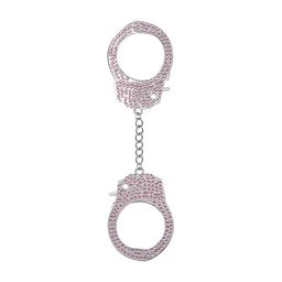 Ouch! by shots Heavy-Duty Diamond Handcuffs - Pink (8714273031099)