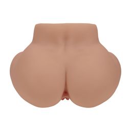 Xkin by shots Bodyforms - Lux Arden - Dual Entry Vibrerende Masturbator - 3,5 kg / 7,7 lbs - Tan (8714273029843)
