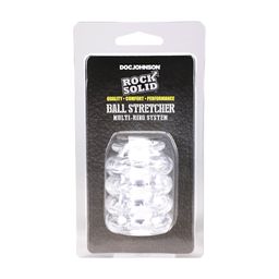 Doc johnson Ball Stretcher Multi-Ring System - Clear (782421098438)