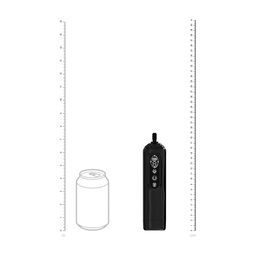 Pumped by shots Automatische Vagina Borst- en Tepelpomp - Zwart (8714273029720)
