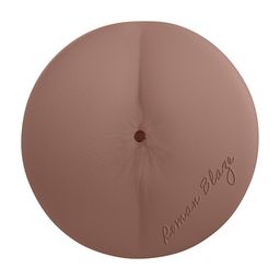 Xkin by shots Metallix - Roman Blaze - Vibrating Torch Masturbator - Ass - 590g - Red/Flesh (8714273031358)