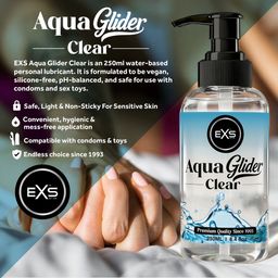 EXS AquaGlider Clear - Waterbasis Glijmiddel - 250 ml (8684936803106)