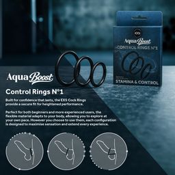 EXS AquaBoost - Controle Ringen (S/M/L) - Zwart (5027701010157)