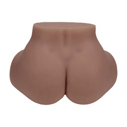 Xkin by shots Bodyforms - Layla Love - Dubbele Ingang Vibrerende Masturbator - 3,5 kg / 7,7 lbs - Bruin (8714273029973)