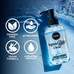 EXS AquaGlider Clear - Waterbasis Glijmiddel - 250 ml (8684936803106)