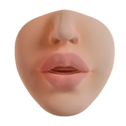 Xkin by shots Superheroes - Crimsom Hex - Vibrating Masturbator - Mouth - 660g - Tan (8714273031723)