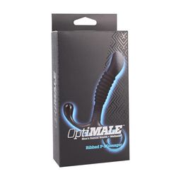 Doc johnson Ribbed Silicone Prostate Massager - Black (782421106133)