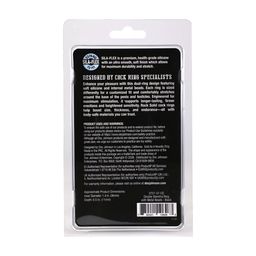 Doc johnson Silicone Double Stamina Cockring with Metal Beads - Black (782421106263)