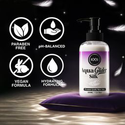 EXS AquaGlider Silk - Waterbasis Glijmiddel - 250 ml (8684936803090)