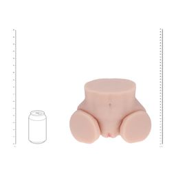 Xkin by shots Bodyforms - Mia Hart - Dual Entry Vibrerende Masturbator - 2,5 kg / 5,7 lbs - Vlees (8714273029959)