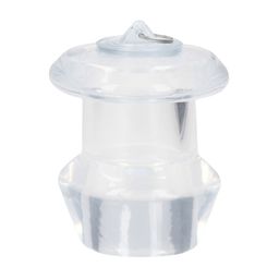 Ouch! by shots Hollow Anal Dilator with Plug - Medium - Clear (8714273014887)