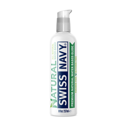 Swiss navy Natural - Premium All Natural Waterbased Lubricant - 8 fl oz / 236 ml (699439007782)