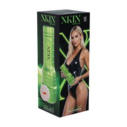 Xkin by shots Metallix - Lipsy Jade - Torch Masturbator - Mouth - 570g - Green/Flesh (8714273031266)