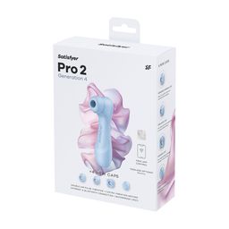 Satisfyer Pro 2 Generatie 4 - Dubbele Luchtpulsvibrator - Serene Blauw (4061504095400)