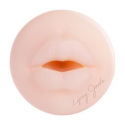 Xkin by shots Metallix - Lipsy Jade - Torch Masturbator - Mouth - 570g - Green/Flesh (8714273031266)