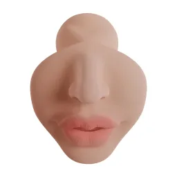 Xkin by shots Superheroes - Crimsom Hex - Vibrating Masturbator - Mouth - 660g - Tan (8714273031723)