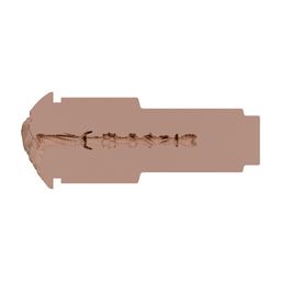 Xkin by shots Metallix - Dana Frost - Torch Masturbator - Pussy - 570g - Silver/Tan (8714273031273)