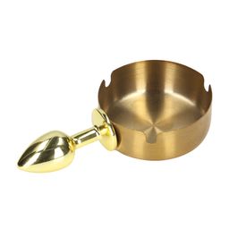 S-line by shots Asbak - Asbak en Buttplug - Goud (8714273022271)