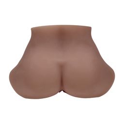 Xkin by shots Bodyforms - Eve Rhodes - Dubbele Ingang Vibrerende Masturbator - 1,6 kg / 3,5 lbs - Bruin (8714273029881)