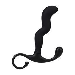 Doc johnson Zig Zag Silicone Prostate Massager - Black (782421098919)