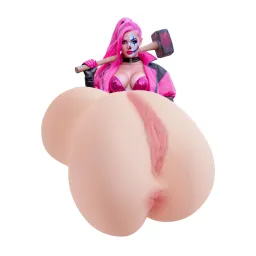 Xkin by shots Superheroes - Harlot Queen - Dual Entry Vibrating Masturbator - 660g - Flesh (8714273031761)