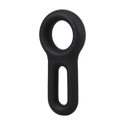 Doc johnson The Keyhole - Silicone Cockring - Black (782421098407)