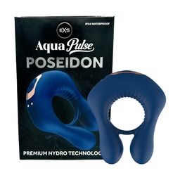 EXS AquaPulse - Poseidon - Vibrerende Prestatie Ring - Blauw (5027701010133)