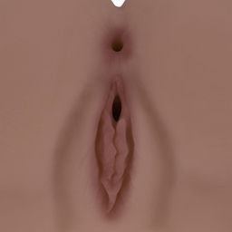 Xkin by shots Bodyforms - Kaya Bloom - Dubbele Ingang Vibrerende Masturbator - 2,4 kg / 5,4 lbs - Bruin (8714273029812)