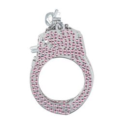 Ouch! by shots Heavy-Duty Diamond Handcuffs - Pink (8714273031099)