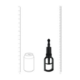 Pumped by shots Handmatige Vagina Pomp - Zwart (8714273029294)