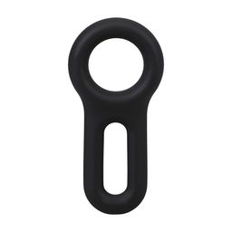 Doc johnson The Keyhole - Silicone Cockring - Black (782421098407)