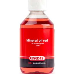 Elvedes mineraal olie 250ml rood (8716706015850)