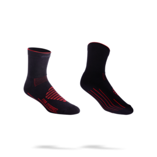 Bbb Bso-16 Sokken Firfeet 35/38 Zwart/Rood (8716683107753)