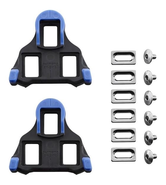 Shimano schoenplaatjes SM-SH12 SPD-SL blauw (4550170646882)