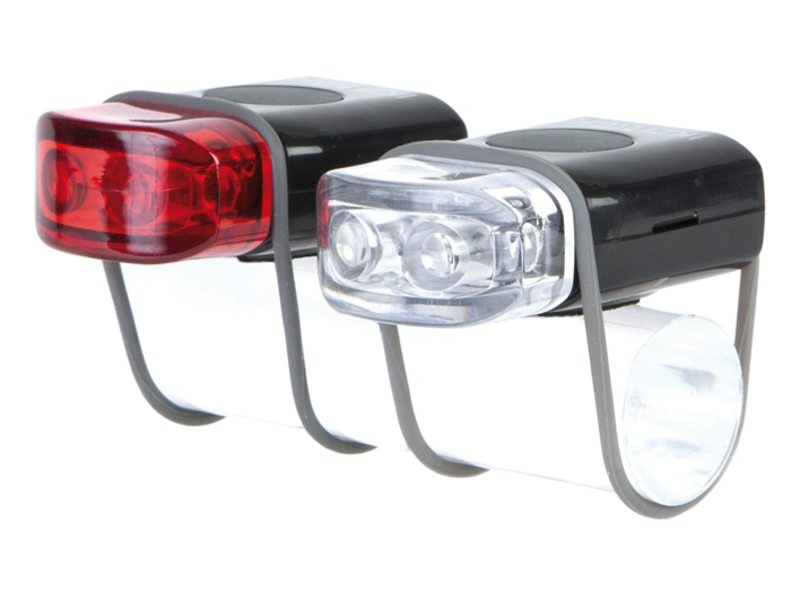 Ikzi Lamp v+a light 2 led stripties zwart (8717729489888)