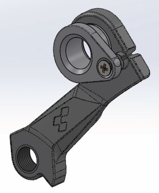 CUBE MECH HANGER RR X12 DIRECT 8655 BLACK (4054571182500)