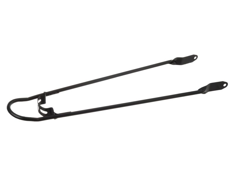 Merkloos spatbordstang achter bumper 28 pad bev 6mm mat zwa (8716637018623)