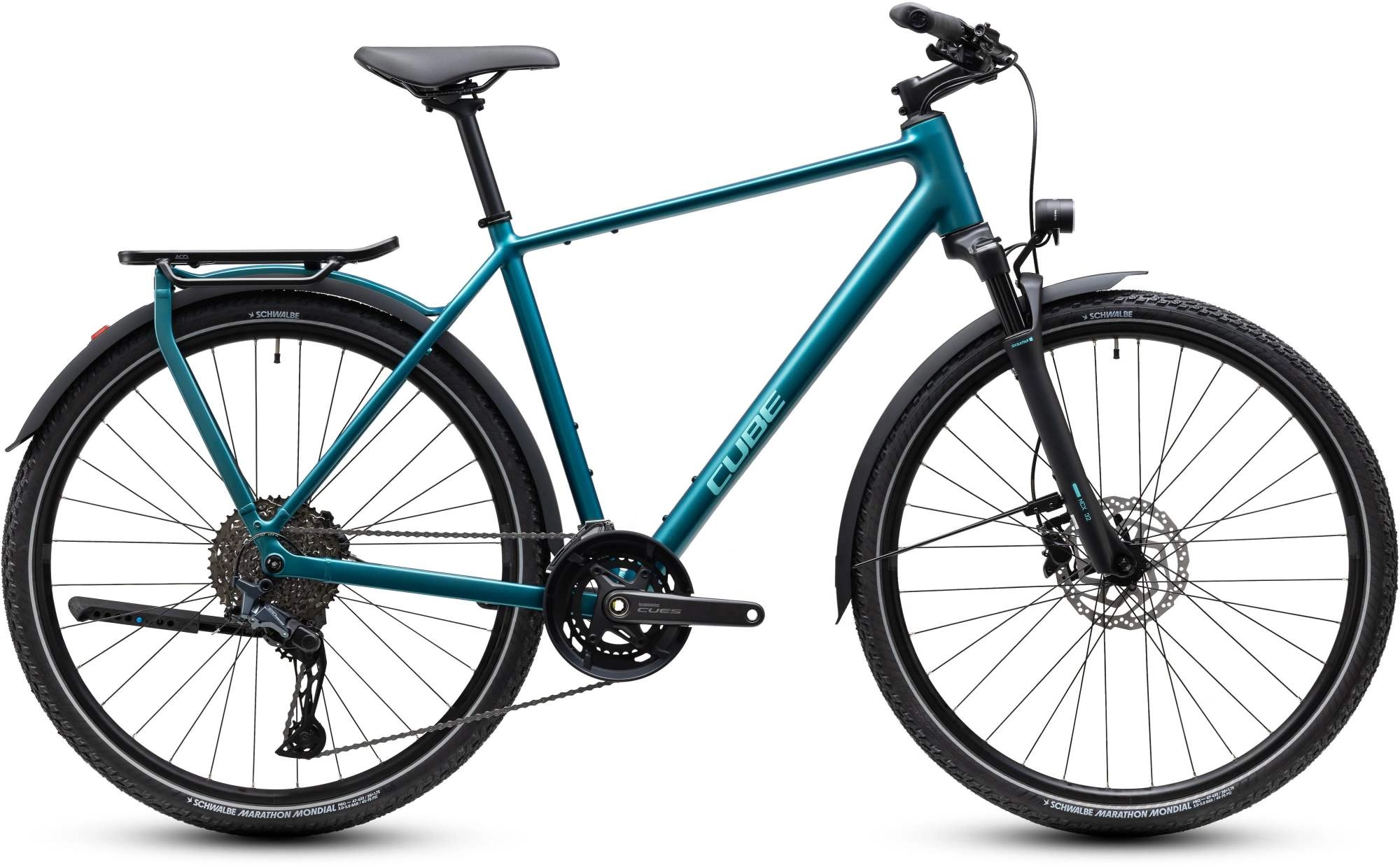 CUBE KATHMANDU EXC METALLICPETROL/SEA 58 CM (4054571542755)