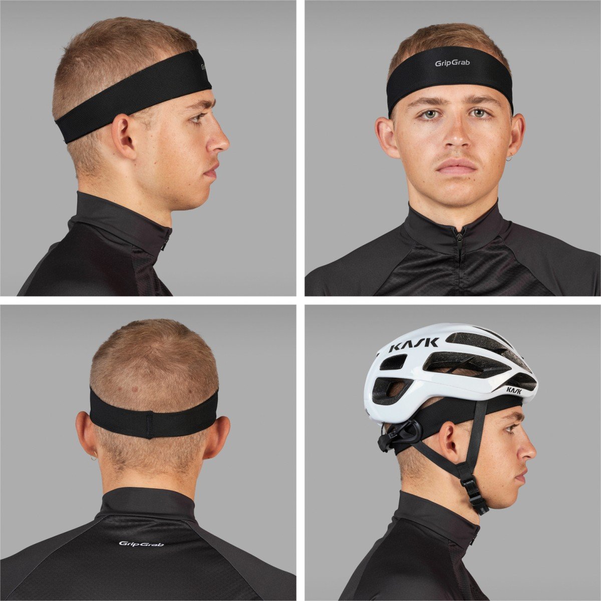 Gripgrab Lightweight Zomer Zweetband - Black - OneSize/54-63 cm (5708486007753)