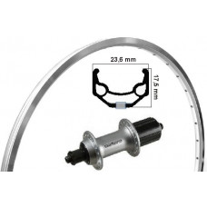 Wiel medeo achterwiel deore/explorer/rvs spaken (2181002431721)