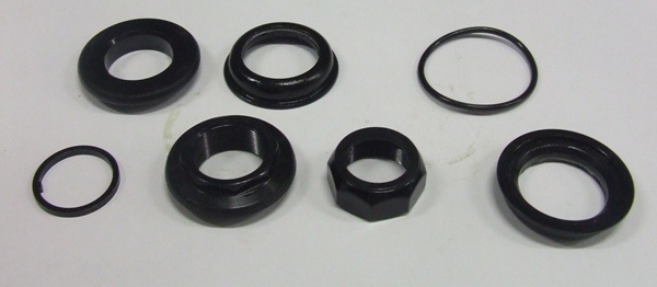 Gazelle Balhoofdstel Orgineel zwart verloop 1-1/8">1" draad (8717118252239)