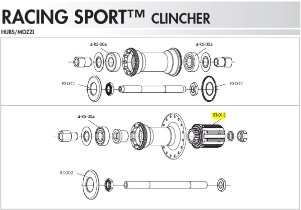 Fulcrum body 8/11 speed shimano racing sport (8055349735351)