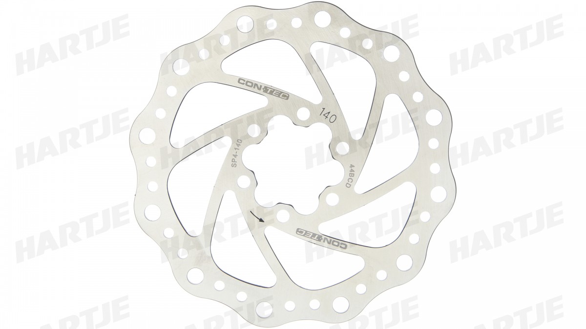 CONTEC Bremsscheibe CDR-1 SB-verpackt, 6-Loch, Edelstahl, mit (4250311315126)