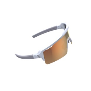 Bbb BSG-65 Sportbril Fuse PC MLC Oranje Mat Wit (8716683128246)