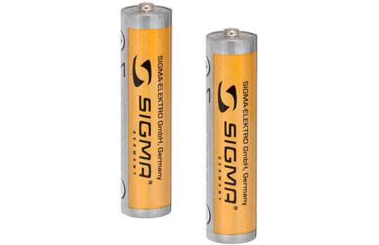 Sigma Batterijset met 2 alkalinebatterijen aaa cubic (4016224003617)